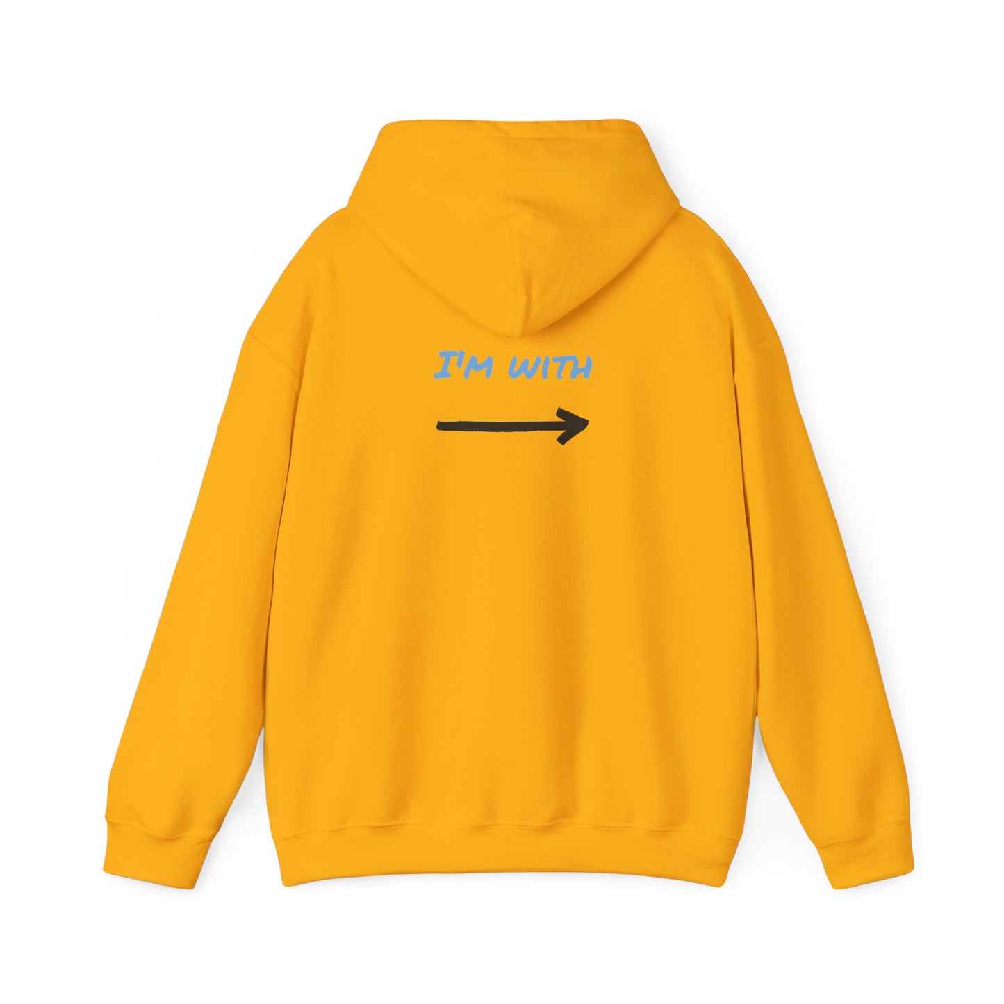 Unisex Heavy Blend™ Hooded Sweatshirt - Casual Comfort with Playful Text