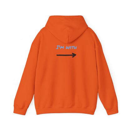 Unisex Heavy Blend™ Hooded Sweatshirt - Casual Comfort with Playful Text