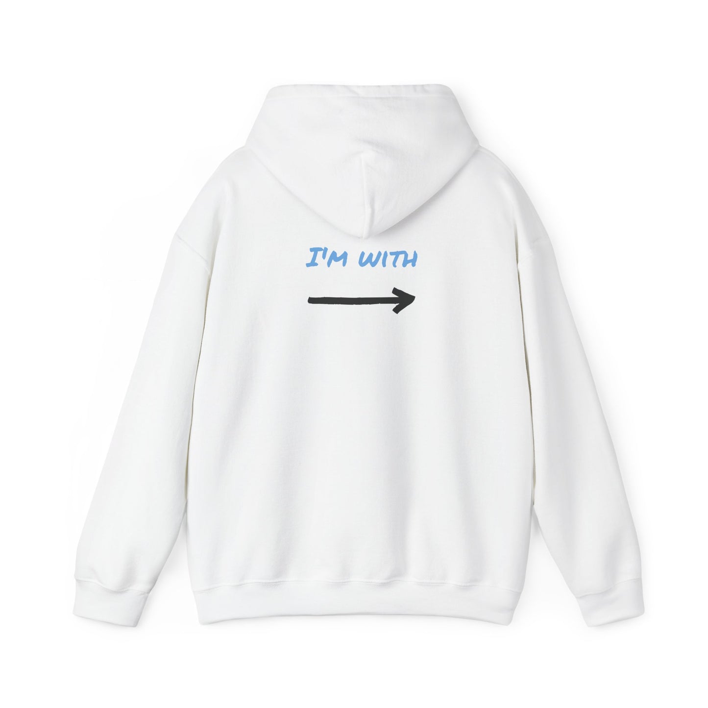 Unisex Heavy Blend™ Hooded Sweatshirt - Casual Comfort with Playful Text