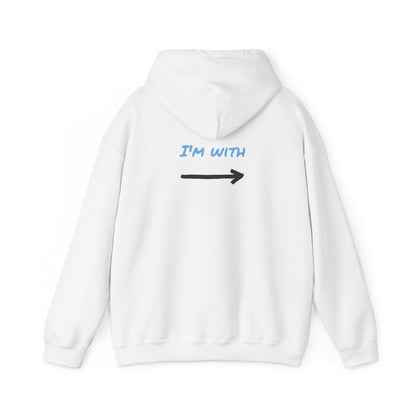 Unisex Heavy Blend™ Hooded Sweatshirt - Casual Comfort with Playful Text