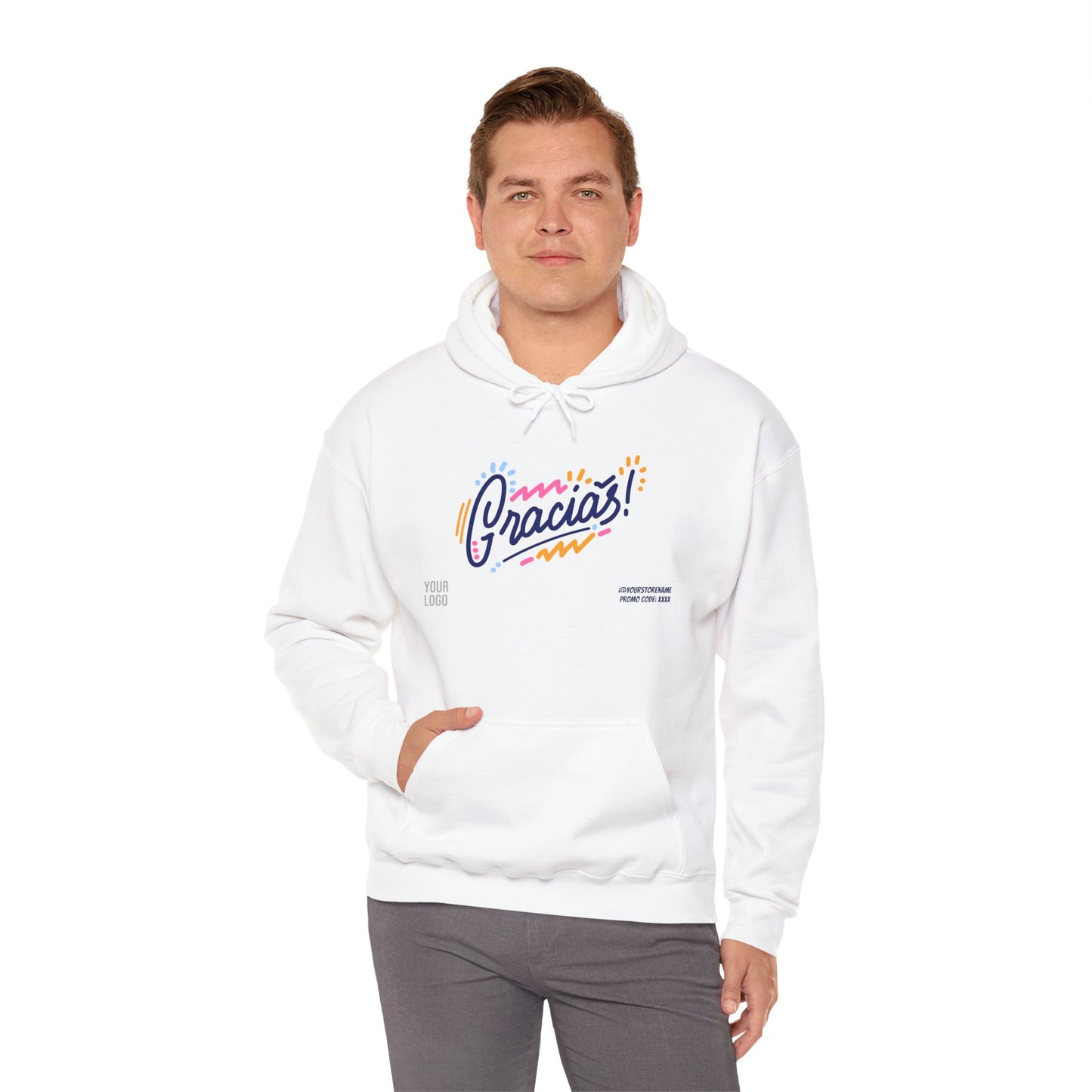 Gracious Cheers Unisex Heavy Blend™ Hooded Sweatshirt - Perfect for Celebrations and Casual Outings