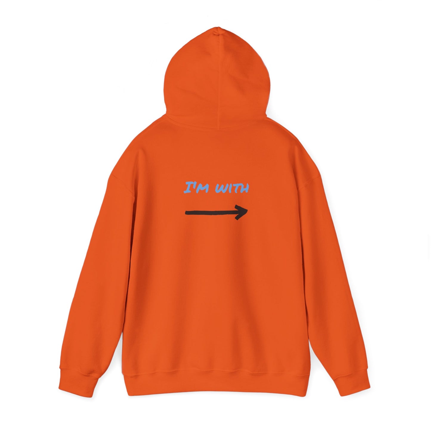 Unisex Heavy Blend™ Hooded Sweatshirt - Casual Comfort with Playful Text